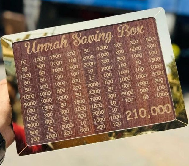 Wooden Umrah saving box additional product view