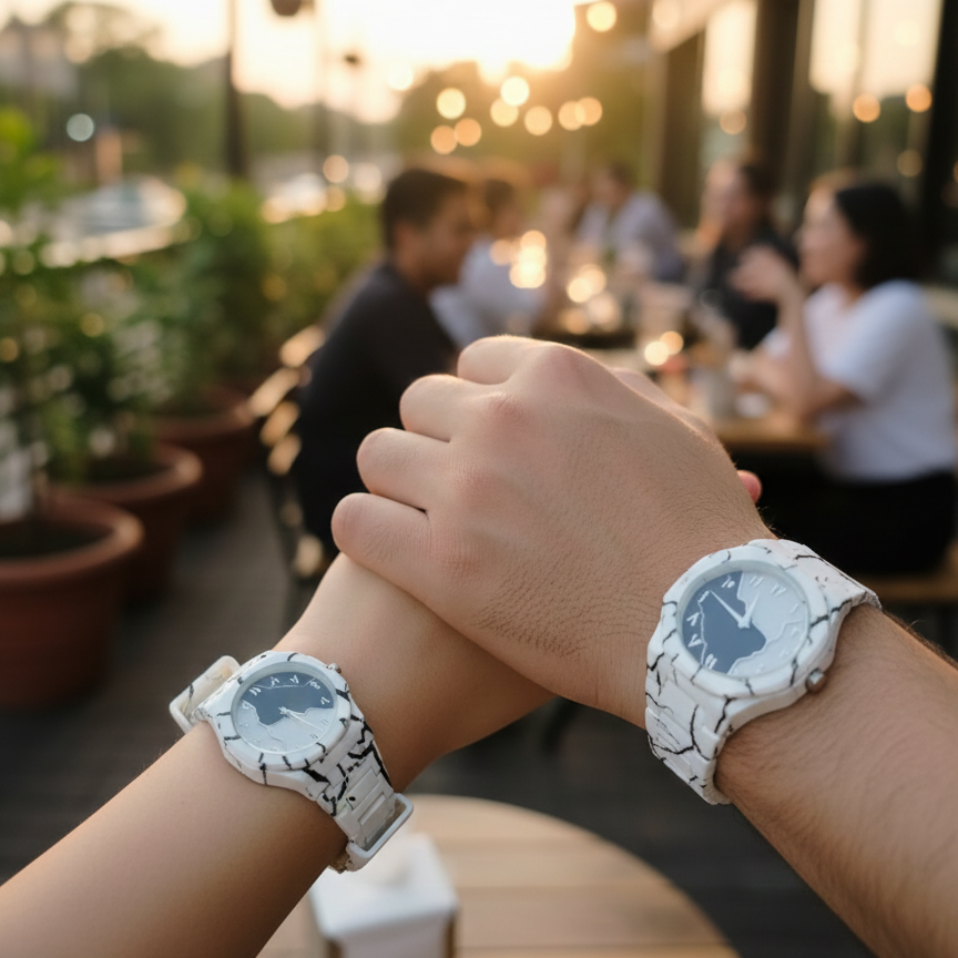 Tiger Aura His and Hers watches product view