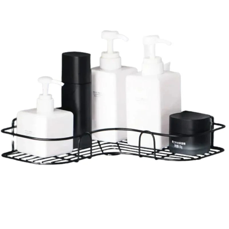 Wall Corner Rack | Multipurpose Kitchen & Bathroom Organizer