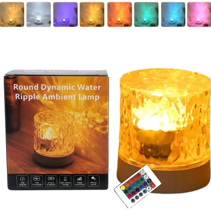 YourMart Northern Lights Water Ripple Lamp with remote control