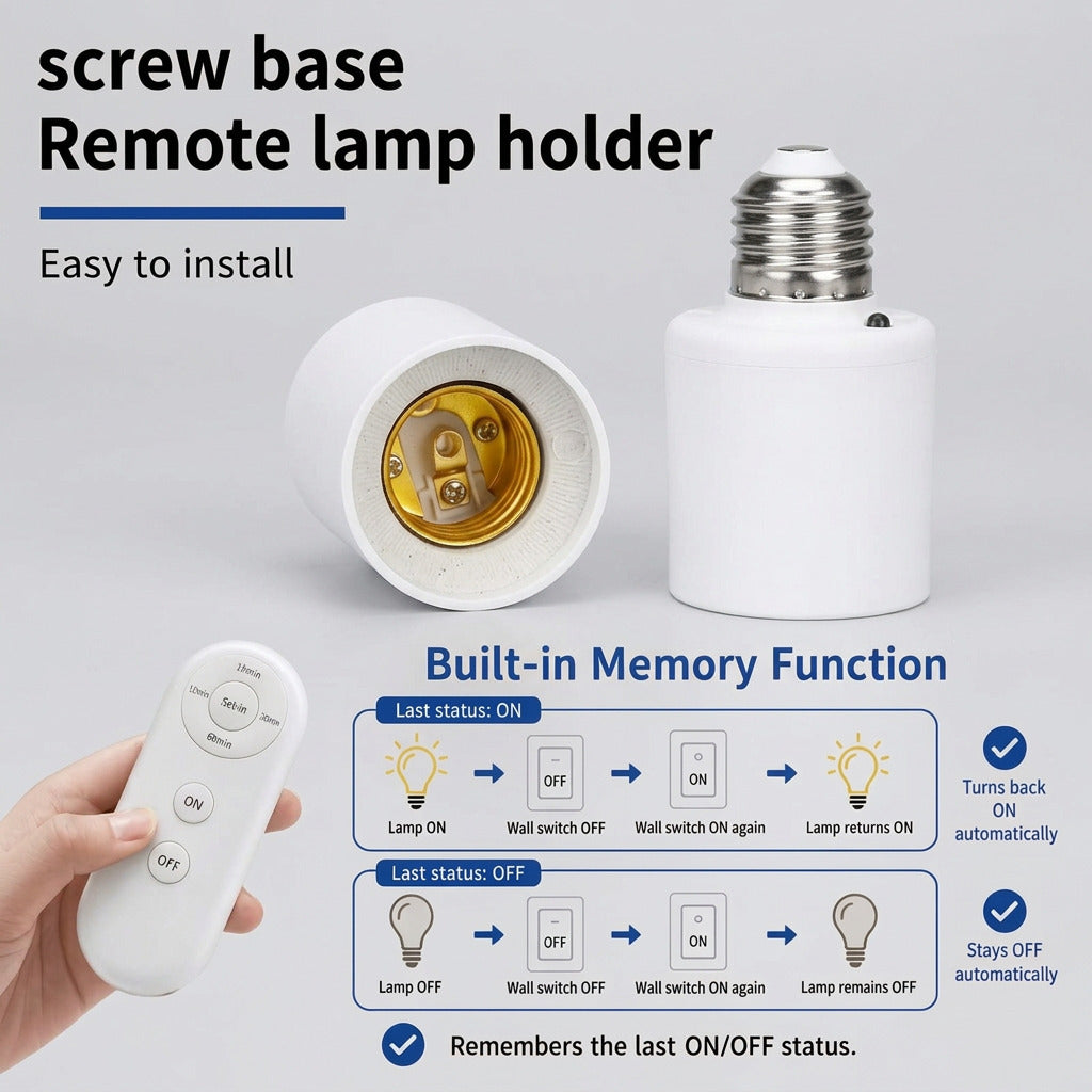 Radar motion-sensing  lamp holder